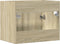 vidaXL - Wastafelkast - 60x38,5x46 - cm - spaanplaat - sonoma - eikenkleurig