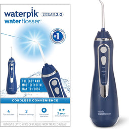 Waterpik Cordless Advanced WP 563 - Waterflosser - Draadloos - Blauw