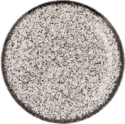Platt tallrik Ariane Rock Keramisch Zwart (Ø 21 cm) (12 Stuks)