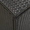 vidaXL - Tuinbox - 200x50x60 - cm - poly - rattan - zwart
