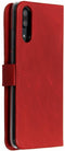 Selencia Huawei P20 - Echt Lederen Bookcase - Ruimte voor 3 pasjes - Rood