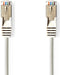 Nedis CAT5e Netwerkkabel - SF/UTP - RJ45 Male - RJ45 Male - 1.00 m - Rond - PVC - Grijs - Doos