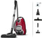 ROWENTA Silence Force Effitech Stofzuiger met zak - 4,5 L container - Ultrastil 57 dB(A) - Hoge filtratie - Rood YY5453FE