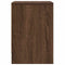 vidaXL - Nachtkastje - met - lade - 39x28x41 - cm - bruin - eikenkleurig