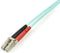 Startech A50FBLCLC2 - Glasvezel Netwerkkabel 10 Gigabit Duplex LSZH 2 m - Turkoois
