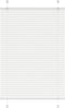 vidaXL - Plissé - rolgordijn - 100x100 - cm - stofbreedte - 99,4cm - polyester - wit