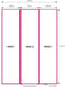 DNP Papier 2 Rol � 200 St. 15x20 Geperforeerd op 5x20 en 10x20 cm voor DS620