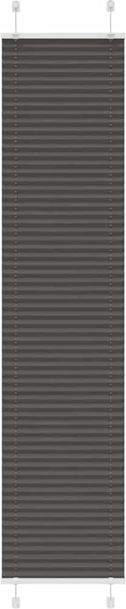 vidaXL - Plissé - rolgordijn - 40x200 - cm - stofbreedte - 39,4 - cm - polyester - zwart
