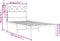 vidaXL - Bedframe - met - hoofdbord - metaal - wit - 90x200 - cm
