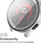 imoshion Screenprotector - Geschikt voor Samsung Galaxy Watch 5 44mm - Full Cover Hard Case / Beschermend Hoesje - Zilver