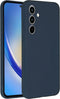 Accezz Samsung Galaxy A35 - Liquid Silicone Backcover - Schokabsorberend - Donkerblauw