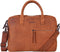 DSTRCT Wall Street - Laptoptas 15,4 inch - Echt nappa leer - Cognac