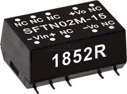 Mean Well SFTN02L-12 DC/DC-convertermodule 167 mA 2 W Aantal uitgangen: 1 x