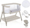 Lionelo Luna - Babybedje 2 in 1 - Co-sleeper en vrijstaand - 4 wielen met blokkade - 6 niveaus matrashoogte - Beige