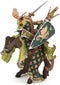 Papo - Paard van de wapenmeester draak - 16x6x8cm - Groen