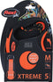 Flexi XTREME - Rollijn Hondenriem - Tape - M - 5 m - Orange - Middelgrote Actieve Honden
