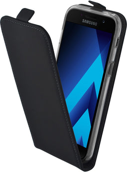 Samsung Galaxy A5 (2017) - Premium Flip Case - TPU met pasjesvak - Zwart