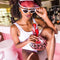 Swim Essentials Opblaasbare Bekerhouder - Zwembad Accessoires - Drankhouder Zwembad - Rosé Goud Panterprint