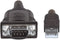 Manhattan USB-naar-serieel converter - 1.8m - RS232 aansluiting - Zilver Zwart