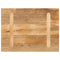 Tafelblad rechthoekig 80x50x3,8 cm massief mangohout