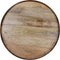 HSM Collection - Bijzettafel Fletcher - ø50x47 - Antique gold/bruin - Metaal/mangohout