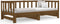 vidaXL - Slaapbank - uitschuifbaar - 2x(80x200) - cm - grenenhout - honingbruin