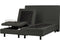Verstelbaar bed Stof DUKE II 180 x 200 cm Donkergrijs