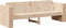 vidaXL - Tuinbank - 185,5x60x62 - cm - Massief - Grenenhout