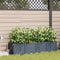 vidaXL - Tuinplanters - met - waterirrigatiesysteem - - - 4 - stuks - - - Lichtgrijs