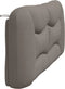 vidaXL - Hoofdbordkussen - 180 - cm - stof - taupe