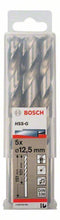 Bosch 2 608 595 082 - Metaalboren HSS-G - Diameter 12,5 mm - Nuttige lengte 101 mm (5 stuks)