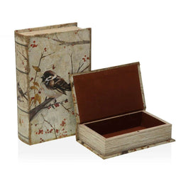 Versa Fågel - Decoratieve figuren - 7 x 27 x 18 cm (2 stuks)