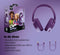 Fresh 'n Rebel Clam Junior - Draadloze On-Ear Koptelefoon - Safe Sound <85 dB - Paars