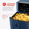 Bourgini Slimfit Airfryer XXL - Heteluchtfriteuse 8 liter 1700W PFAS vrij - Blauw