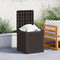 vidaXL - Tuinopbergbox - Bruin - 55x53x57 - cm - PP