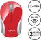 Logitech M187 - Draadloze Mini Muis - 2.4GHz - Rood