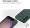 imoshion Hoesje - Geschikt voor Samsung Galaxy S23 FE - EasyGrip Backcover - Donkergroen