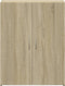 vidaXL - Archiefkast - 60x32x77,5 - cm - bewerkt - hout - sonoma - eikenkleurig
