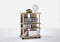 FMD Tv/hifi-kast met 3 vakken 65x40x79,2 cm eikenkleurig