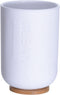 DoaBuy drinkbeker 7 x 10 cm PP bamboe white wit