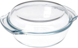 DoaBuy ovenschaal met deksel glas 23x205x8 cm - 1700 ml