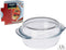 DoaBuy ovenschaal met deksel glas 23x205x8 cm - 1700 ml