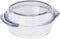 DoaBuy ovenschaal met deksel glas 23x205x8 cm - 1700 ml