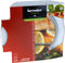 DoaBuy ovenschaal met deksel glas 27x24x9 cm - 2400 ml transparant