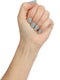 LAUED Nagelstickers - Nail Wraps - 16 Extreem Dunne Nagellak Stickers - Manicure Nail Art Folie - Morning Fog