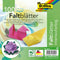 Vouwblaadjes Folia 70g/m² 15x15cm assorti pak à 100 vel