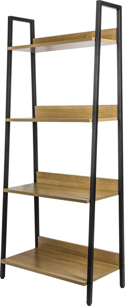ERRO Boekenkast - Boekenrek - 60x30x140 cm - Bruin Zwart