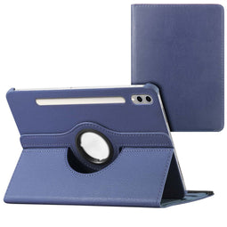 imoshion Tablet Hoes - Geschikt voor Samsung Galaxy Tab S9 11.0 inch Plus / Galaxy Tab S9 11.0 inch FE Plus / Galaxy Tab S10 Plus - 360° Draaibare Bookcase - Donkerblauw