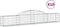 vidaXL - Schanskorven - 10 - st - gewelfd - 300x30x40/60 - cm - gegalvaniseerd - ijzer