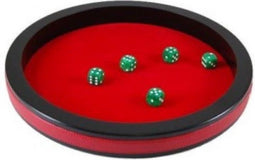 Dobbelpiste 30cm rood zwart